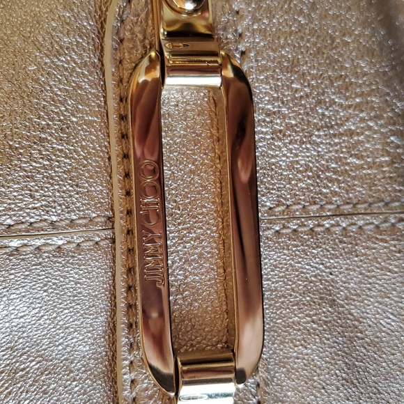 Jimmy Choo Metallic Silver Satchel - Picture 5 of 16